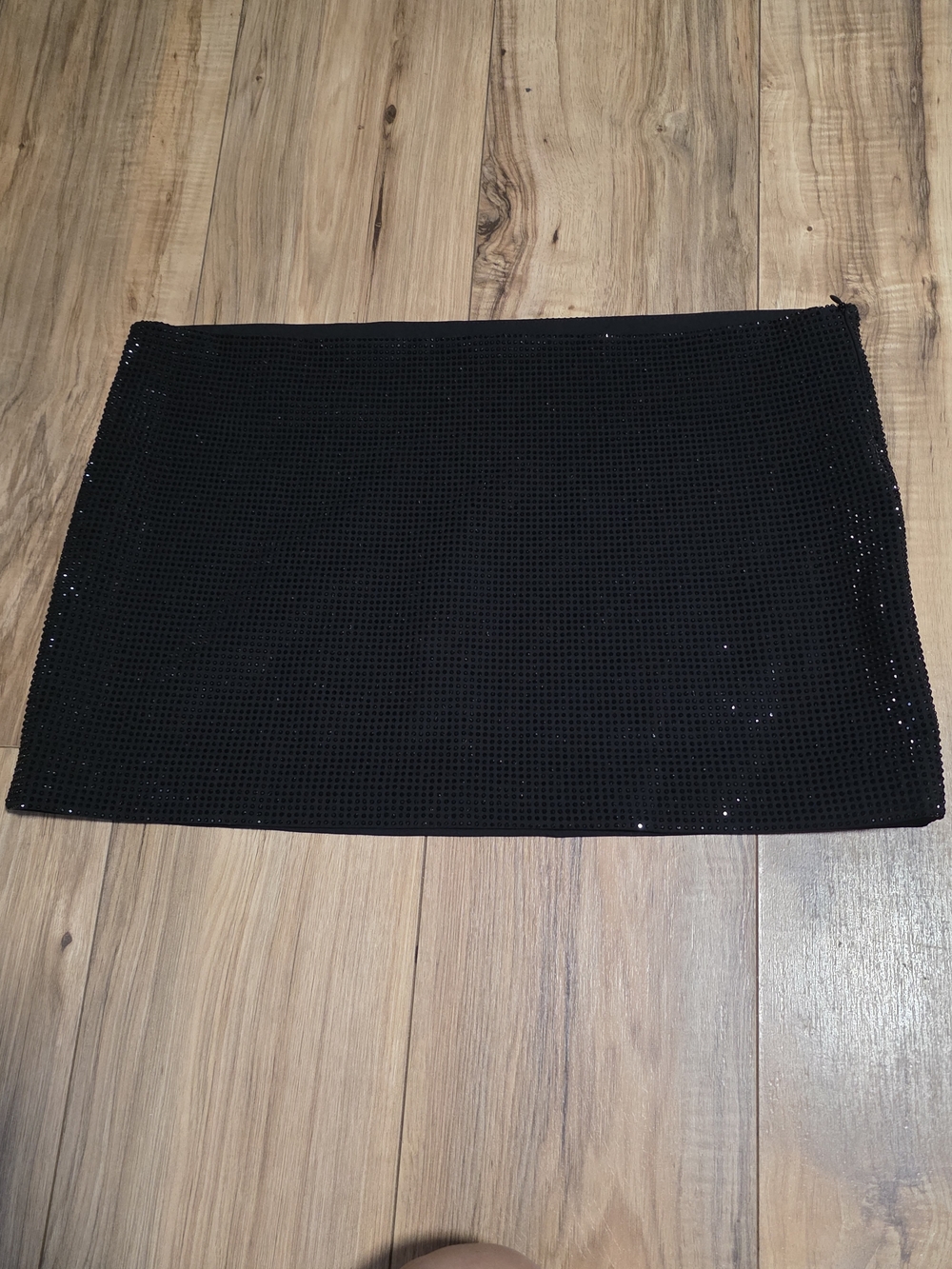 Zara Black Sequined Mini Skirt